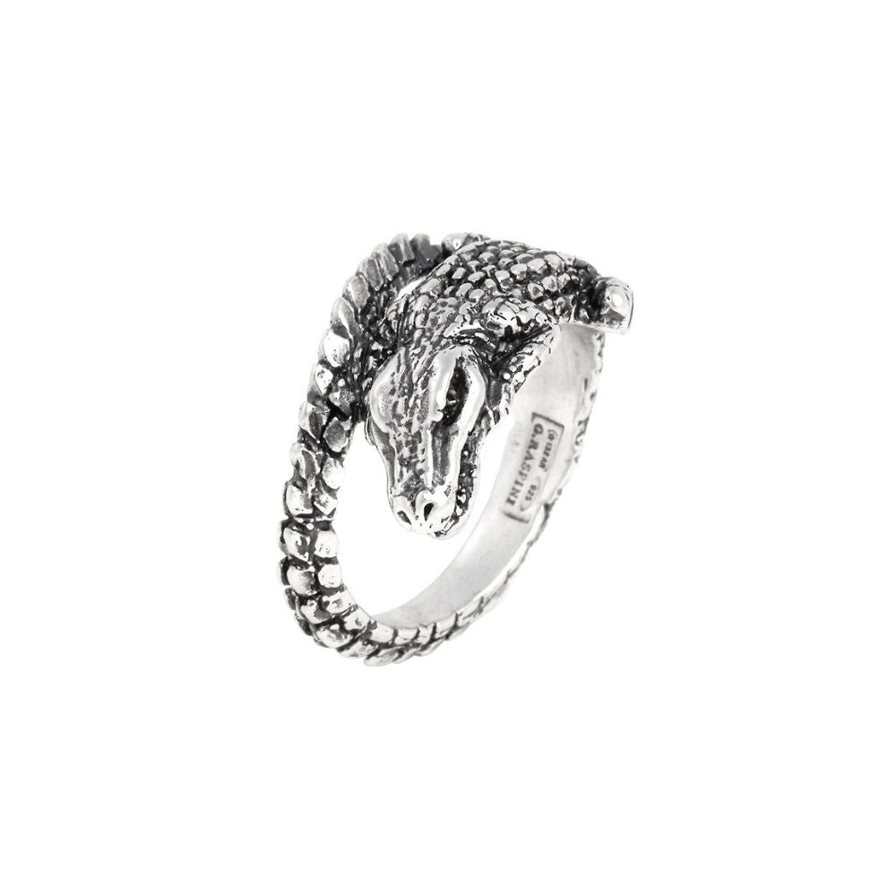 Anello Mignolo Giovanni Raspini Coccodrillo - Misura 10