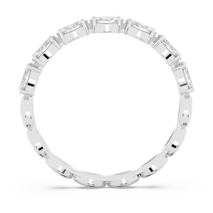 Anello Swarovski Matrix Marquise Vittore Taglio Marquise, Bianco, Placcato rodio - Misura 50