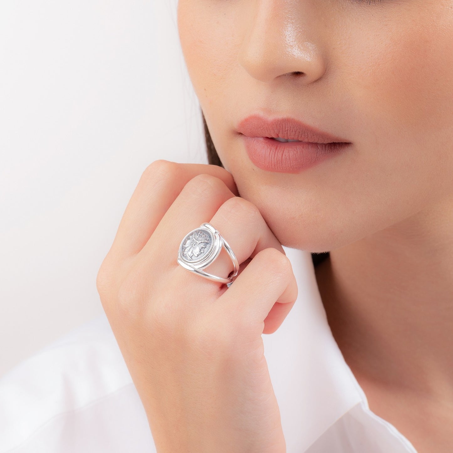 Anello Gerardo Sacco Zodiaco in Argento Segno Zodiacale Vergine - Misura 16