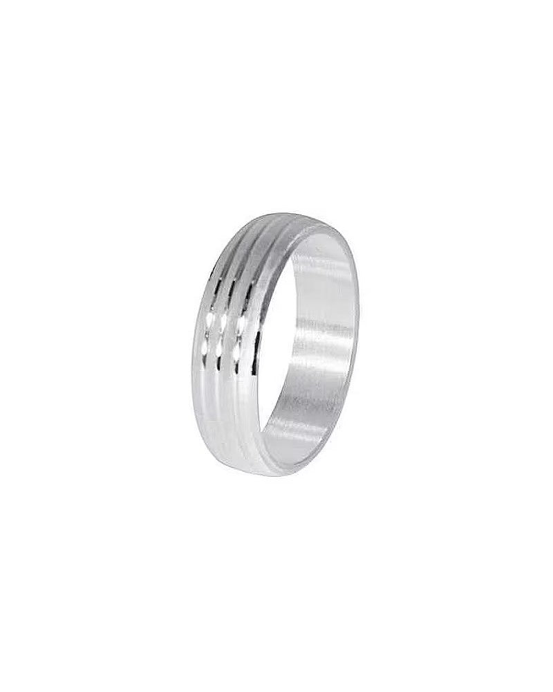 Anello Boccadamo Dafne Fedina Argento Con Righe - Misura 12