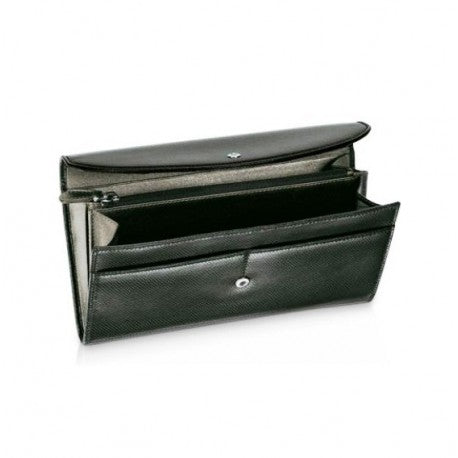 Portafogli Montblanc La Vie De Boheme Portafoglio Donna Orizzontale Nero Grigio Antracite 14 Scomparti