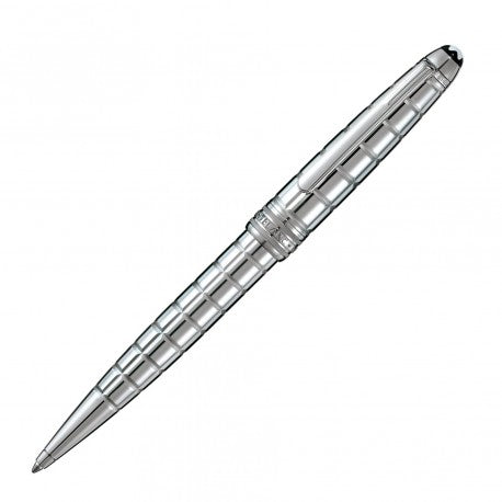Penne Sfera Montblanc Meisterstuck Solitaire Platinum Penna Acciaio