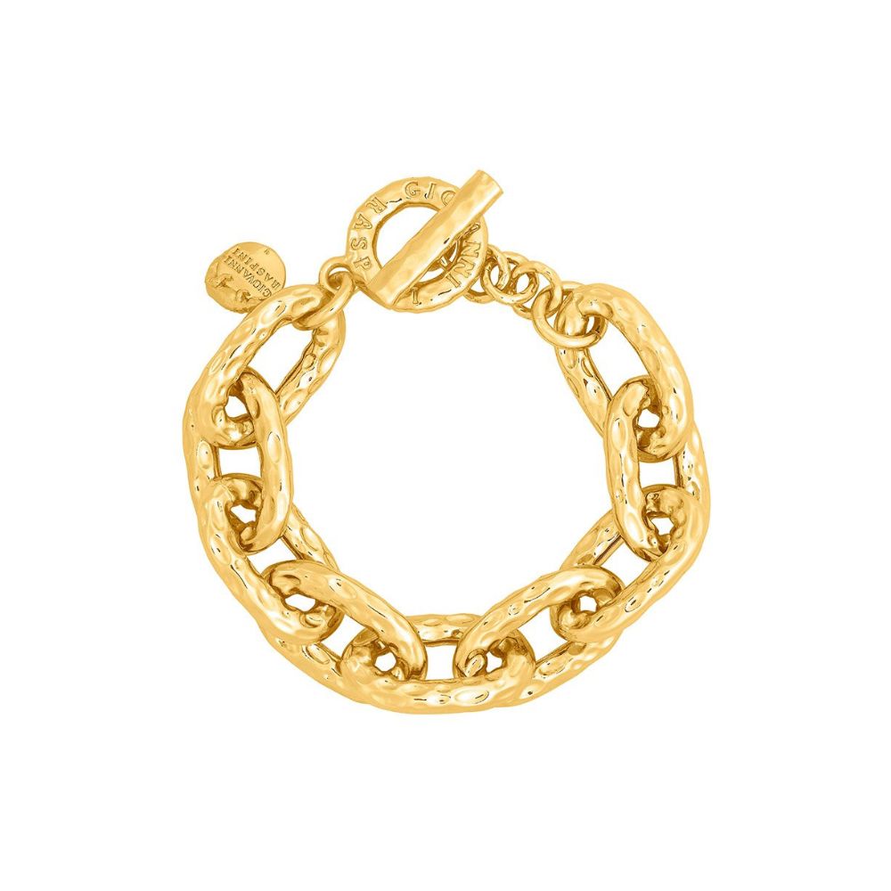 Bracciale Giovanni Raspini Nomad Zelda Bronzo Bagno D'Oro 18 Kt