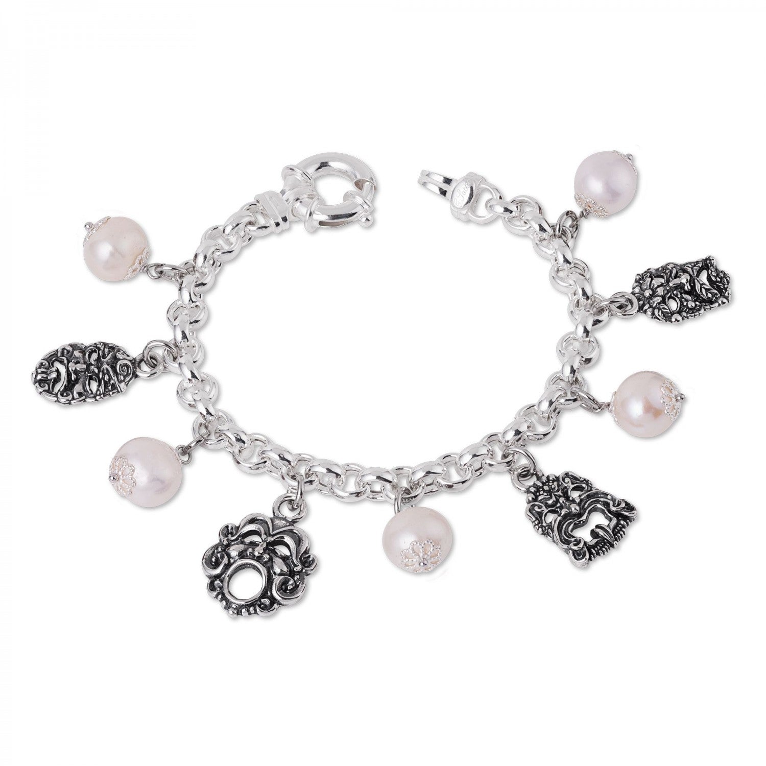 Set di bracciali in argento sterling 925 / Set di bracciali in argento sterling da 8 pezzi - Braccialetti Boho impilabili - Gioielli minimalisti fatti
