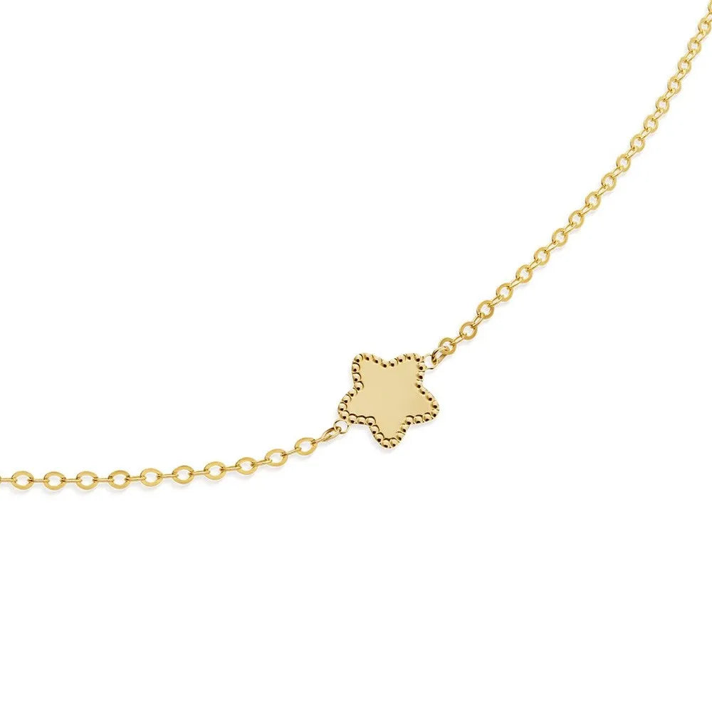 Bracciale Lebebé Prime Gioie Scintille Oro Giallo 9 Kt Fiore