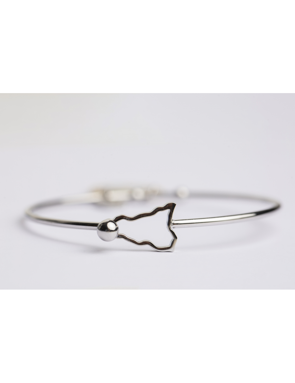 Bracciale Rigido Camurrìa I Maioliche Ciuri Ciuri Acciaio Con Charm Sicilia