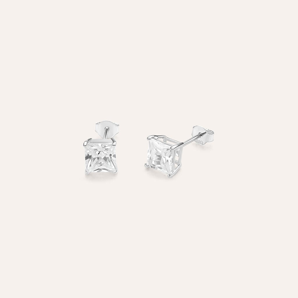 Orecchini a Lobo Stroili Silver Elegance Argento Punto Luce Cubic Zirconia