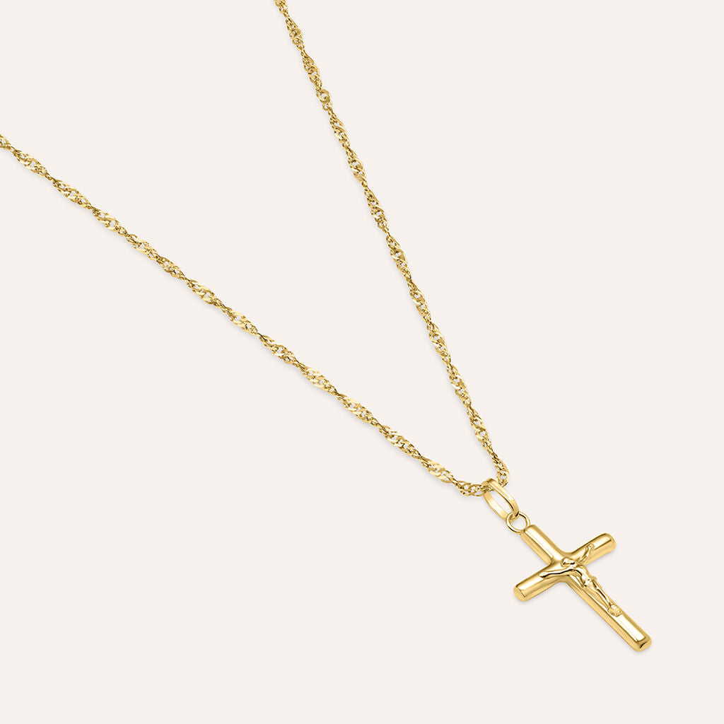 Ciondolo Stroili Holy Croce Oro Giallo 9 Kt