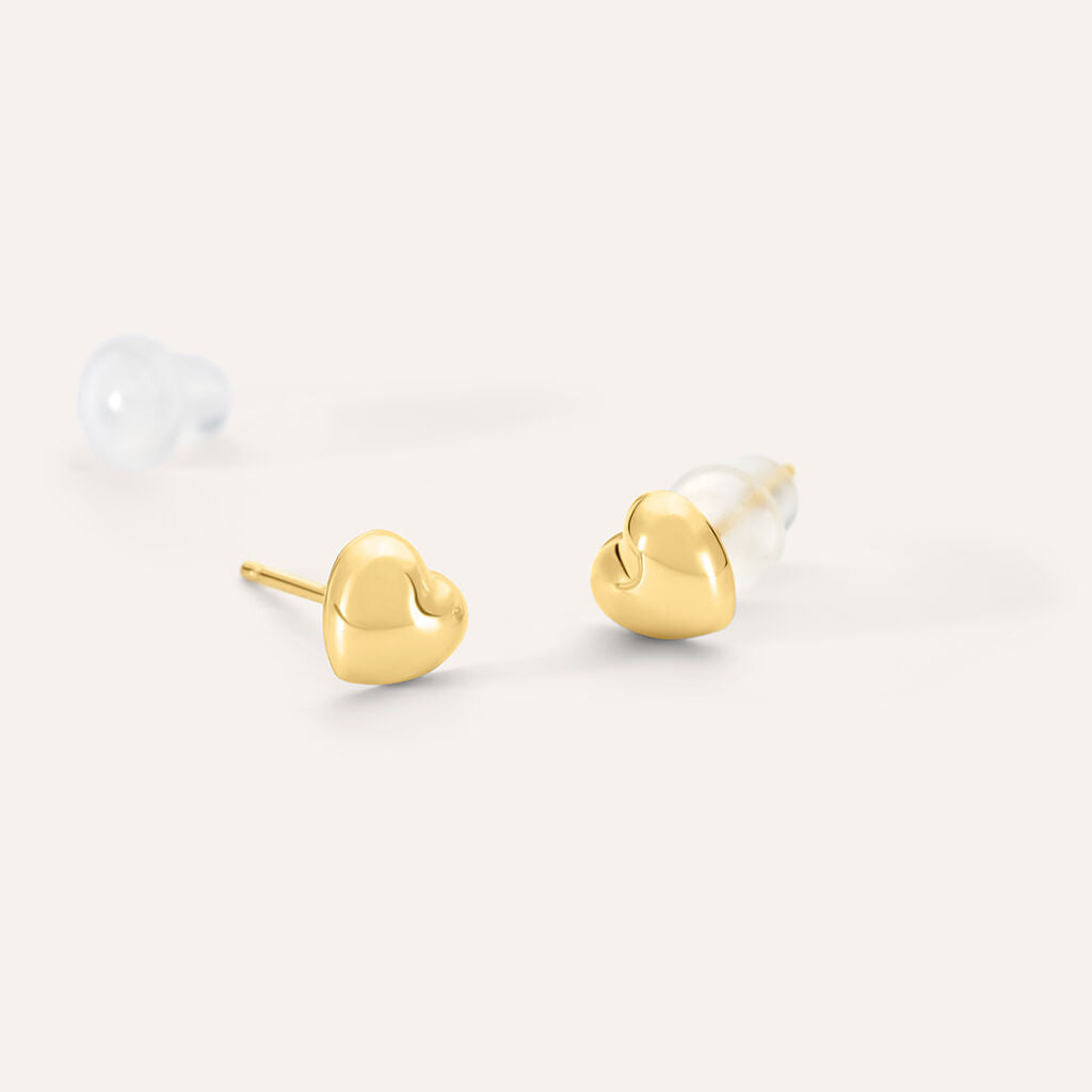 Orecchini Stroili Mon Petit Lobo Cuore Oro Giallo 9 Kt