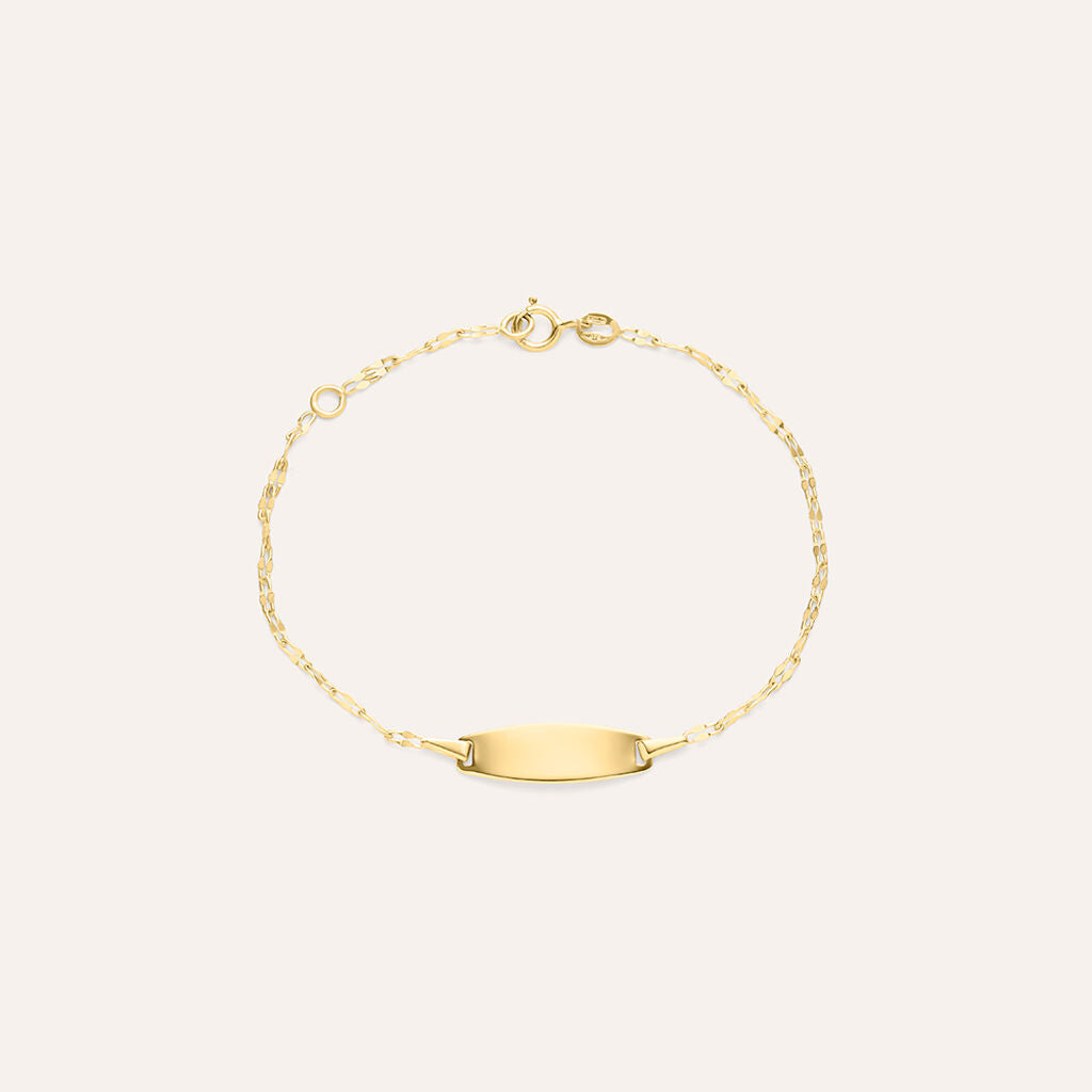 Bracciale Stroili Holy Targhetta Liscia Oro