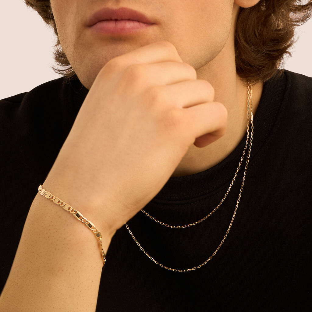 Collana Uomo Stroili L'Homme Or Oro Maglia Forzatina