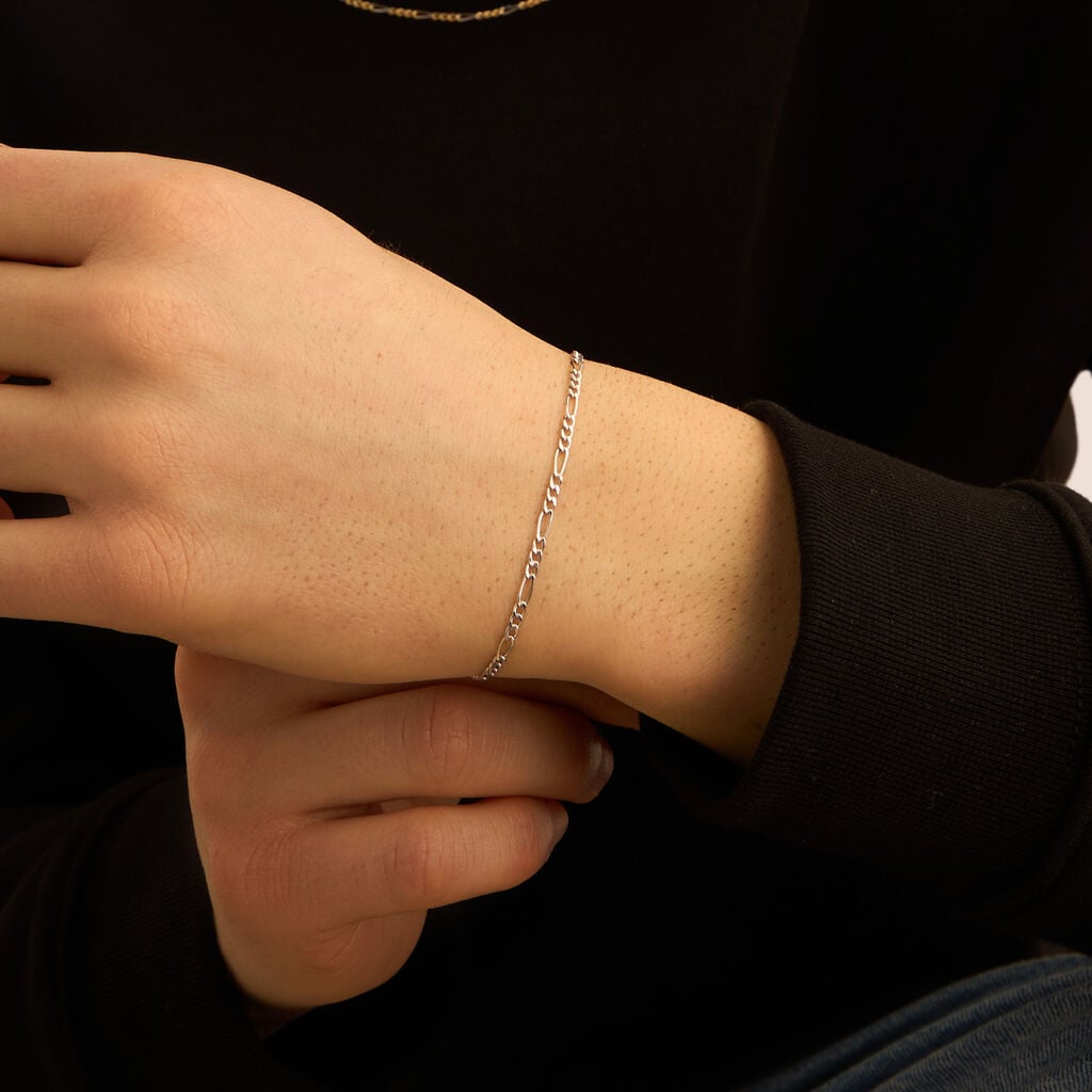 Bracciale Stroili L'Homme Or Oro Bianco 9 Kt