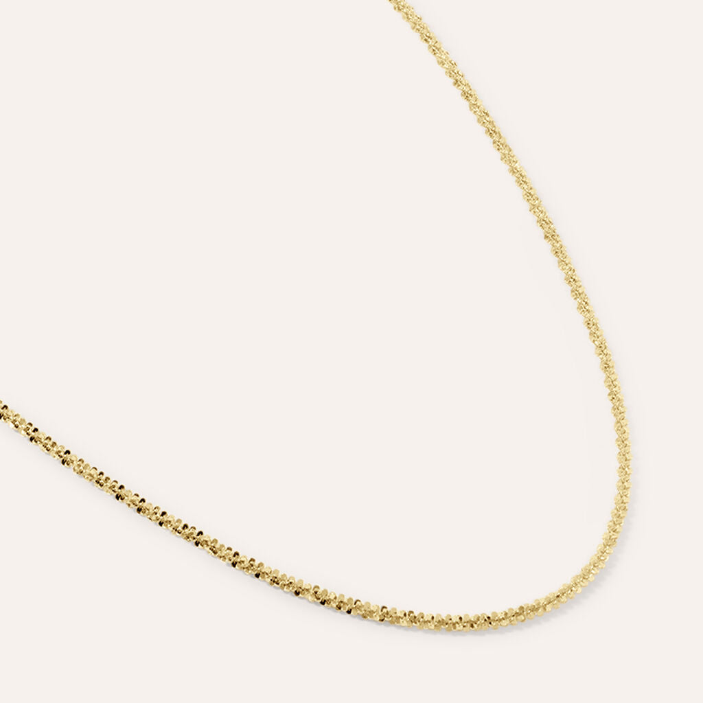 Collana Stroili Poeme Oro Giallo 9 Kt maglia Margarita