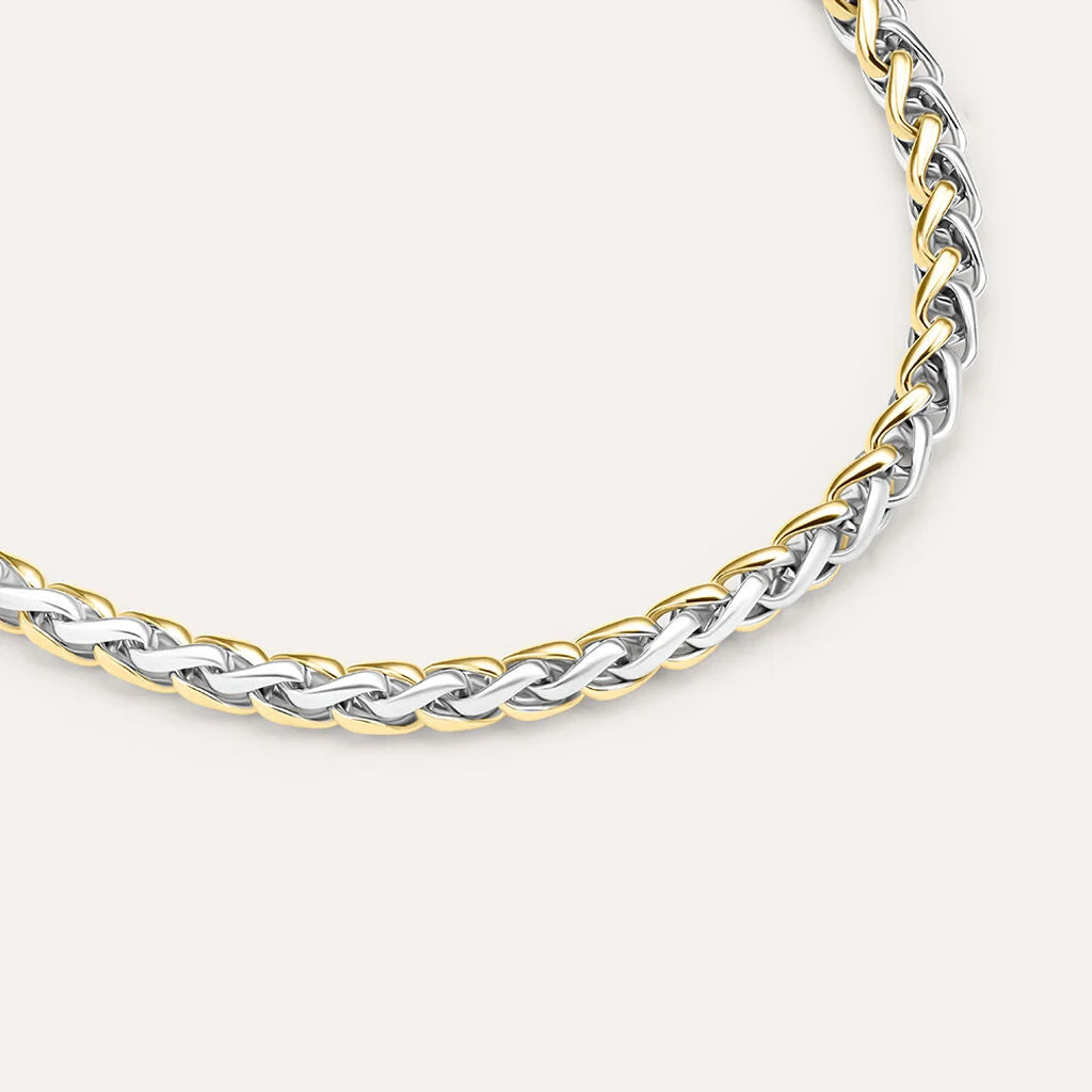 Bracciale Uomo Stroili Man Code Acciaio E Pvd Oro