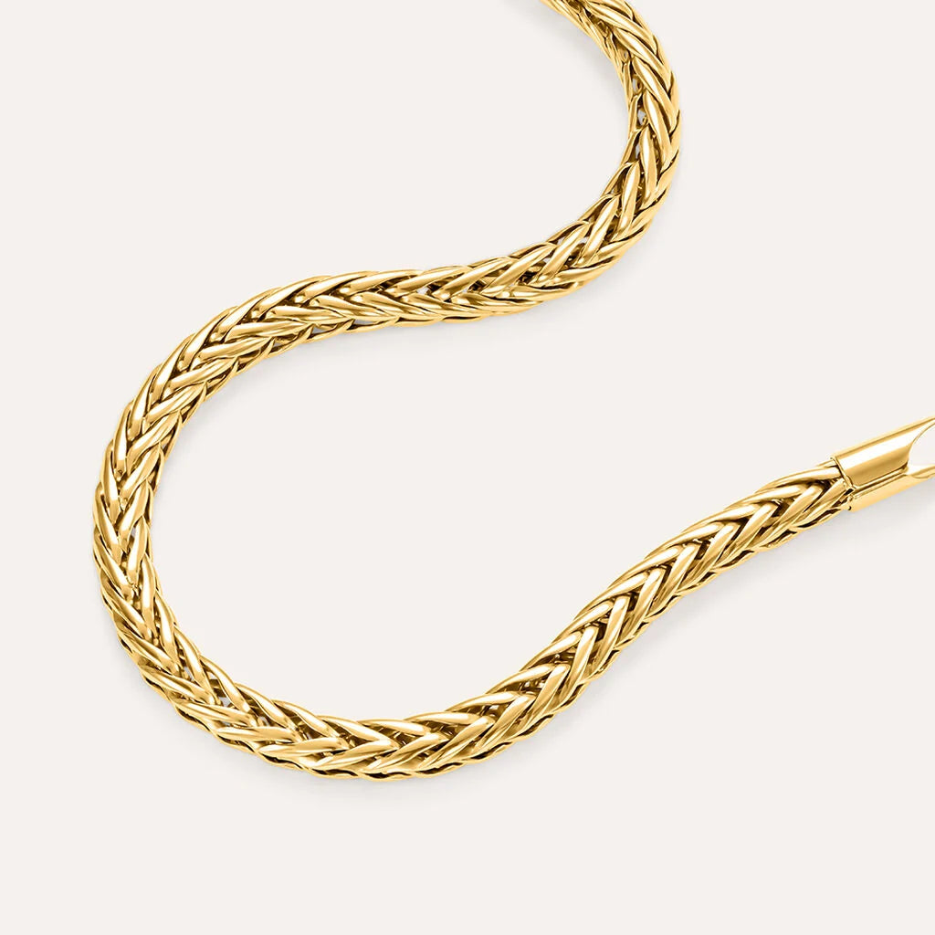 Bracciale Uomo Stroili Man Code Acciaio Pvd Oro Maglia Fune