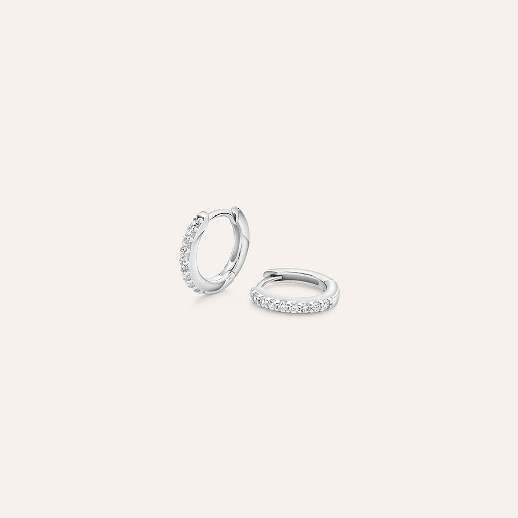 Orecchini Boccolette Stroili Silver Elegance Argento Cubic Zirconia