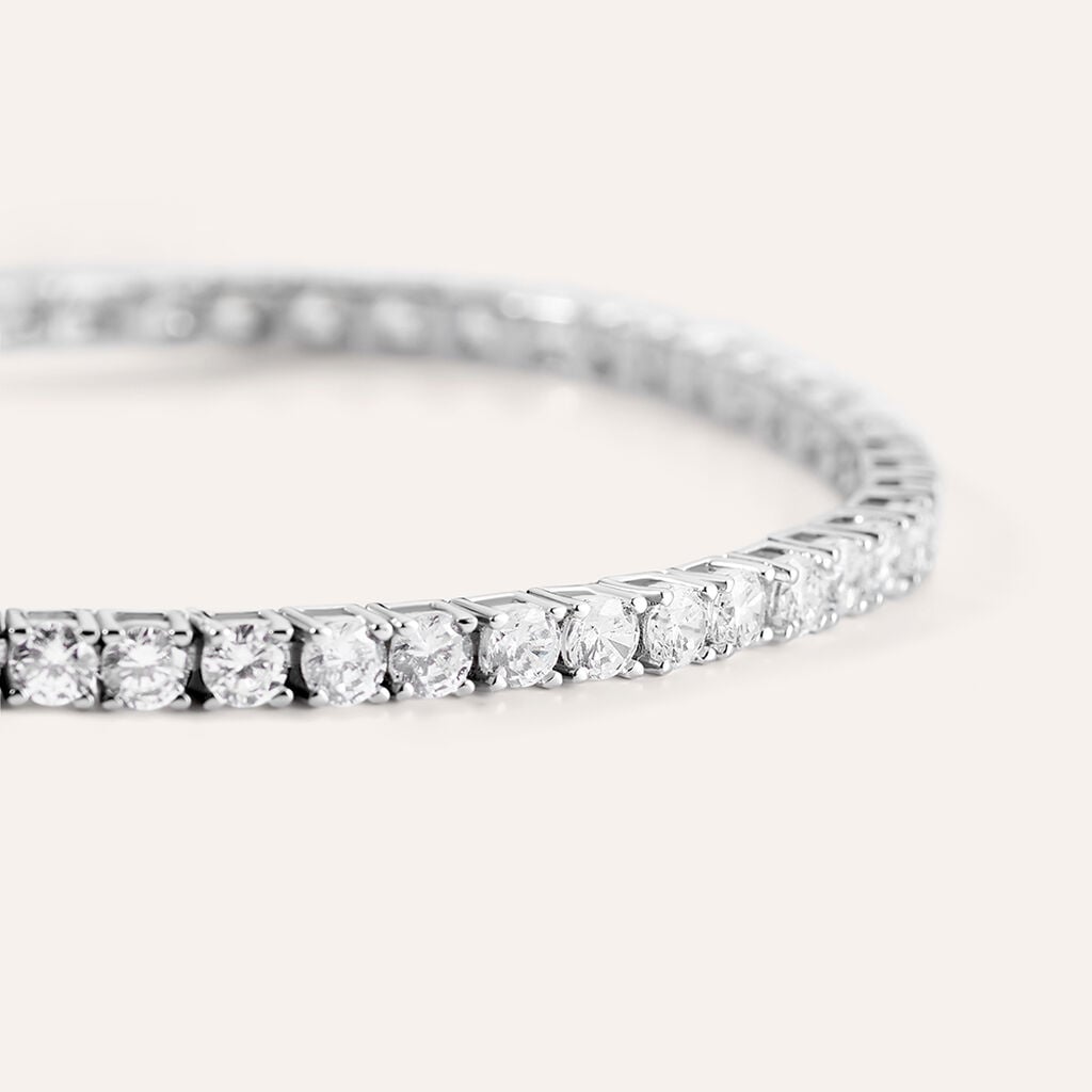 Bracciale Tennis Stroili Silver Elegance Tennis Argento Cubic Zirconia