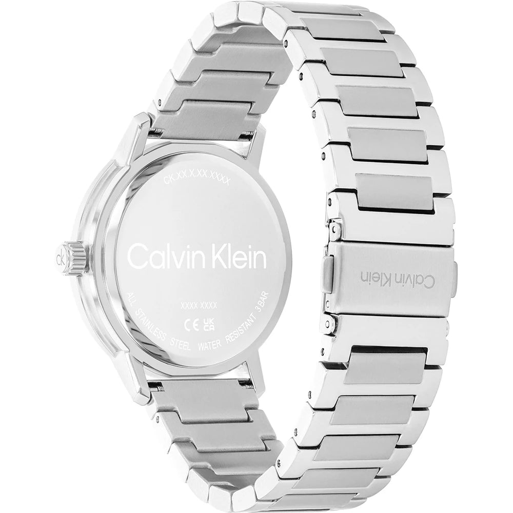 Orologio Calvin Klein Gauge Multifunzione 41 Mm Acciaio Braccialato Blu/Silver
