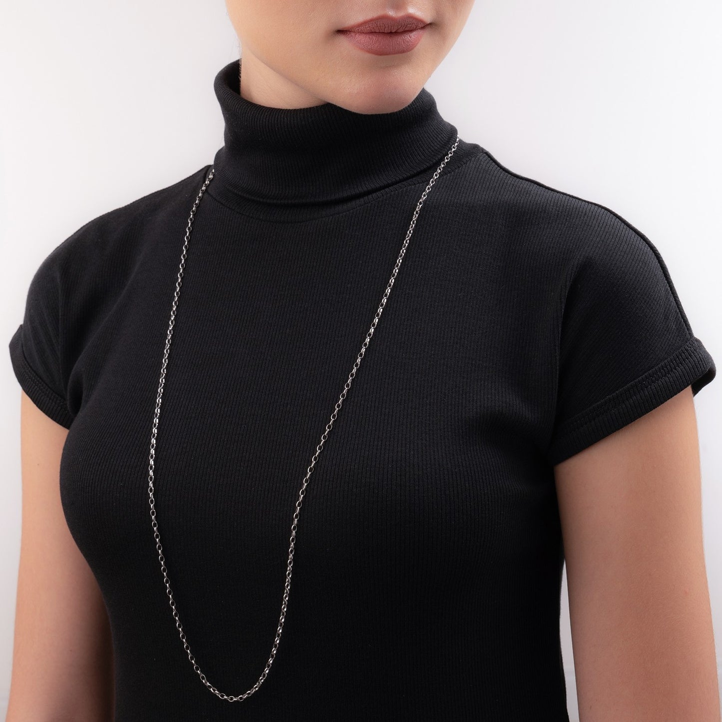 Collana Gerardo Sacco Catena Chanel in Argento