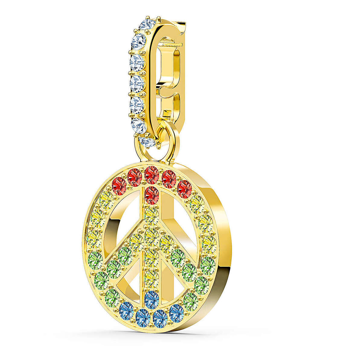 Charm Swarovski Peace Piccolo