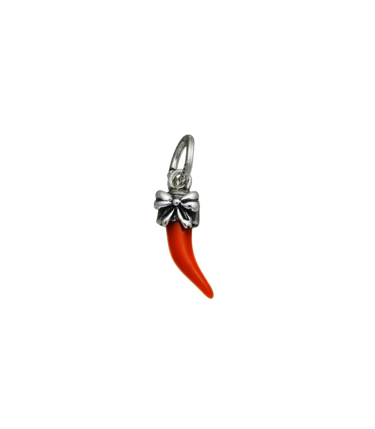 Charm Giovanni Raspini Charms Corno Fiocco Argento 925