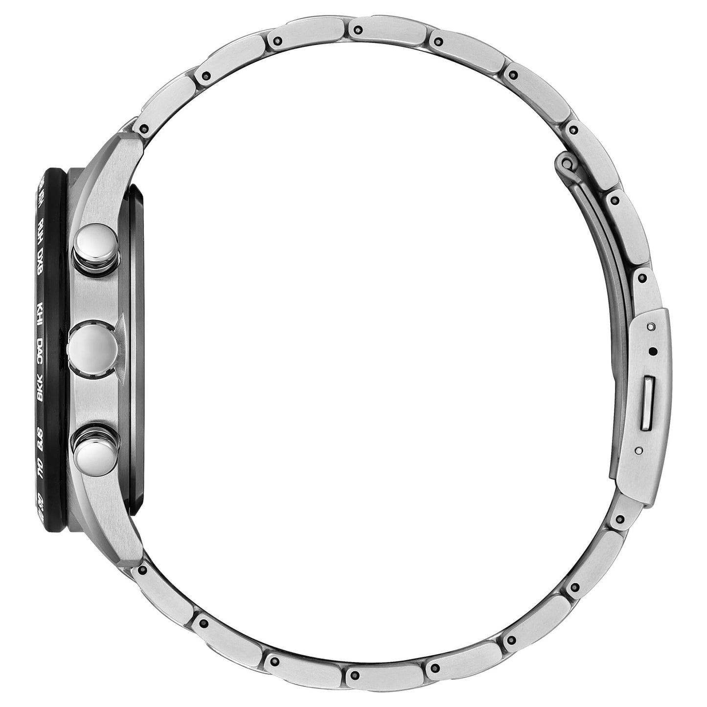 Orologio Citizen H660 Super Titanio Eco-Drive Radio-Controlled Chrono 42 mm Braccialato Blu Rosso