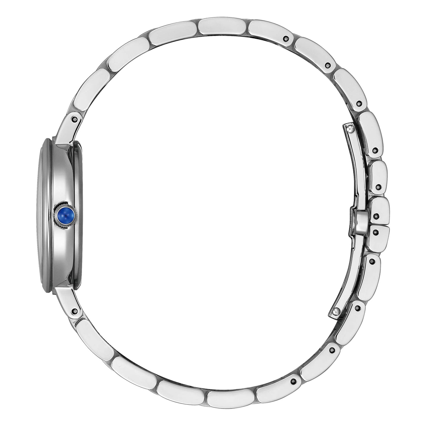 Orologio Citizen L Eco Drive Lady 28 mm Acciaio Braccialato Bianco