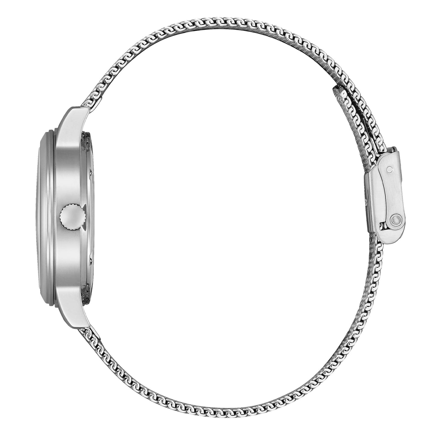 Orologio Citizen Lady Eco-Drive 31 mm Acciaio Maglia Milanese Quadrante Celeste
