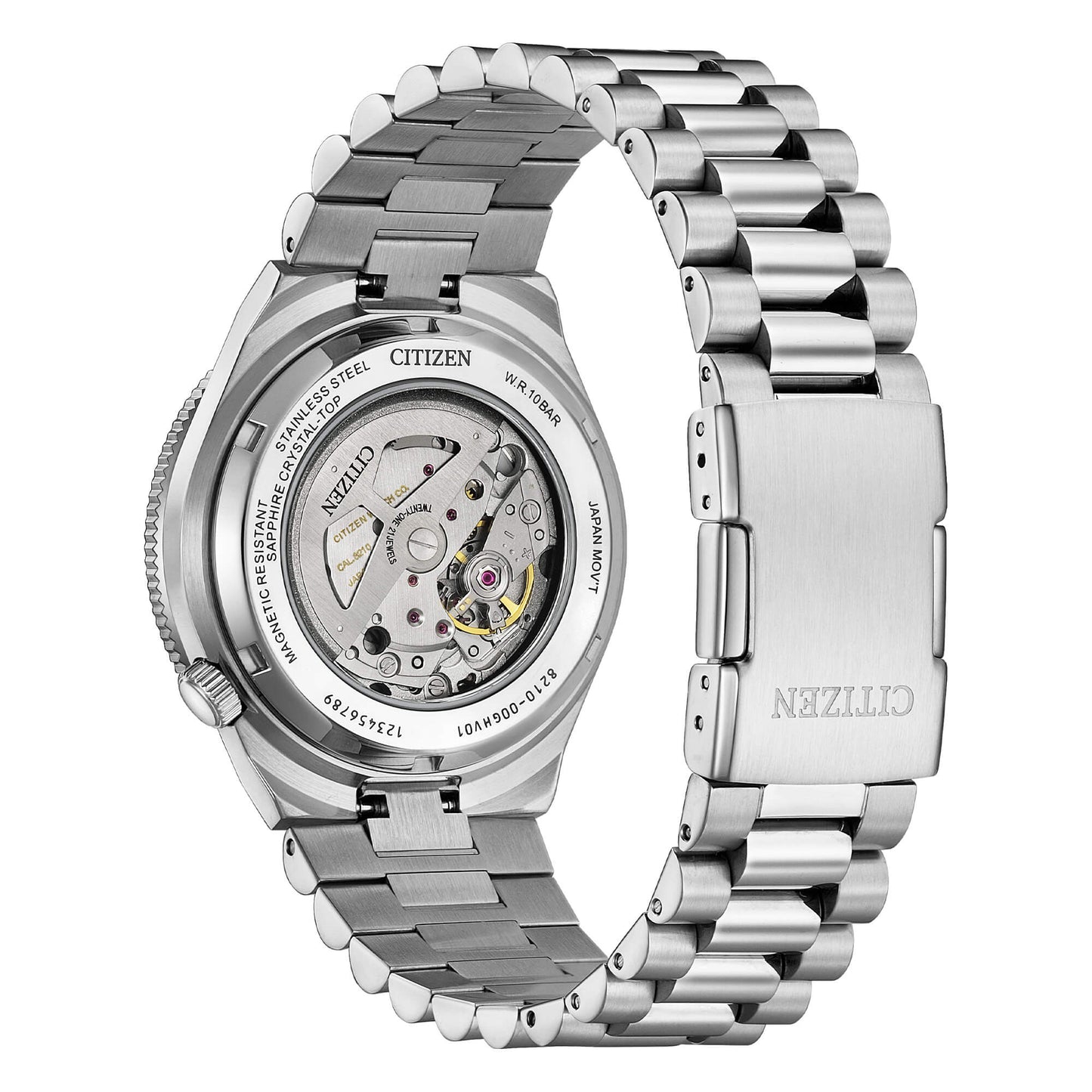 Orologio Citizen Tsuyosa Shore Automatico 40 mm Braccialato Blu