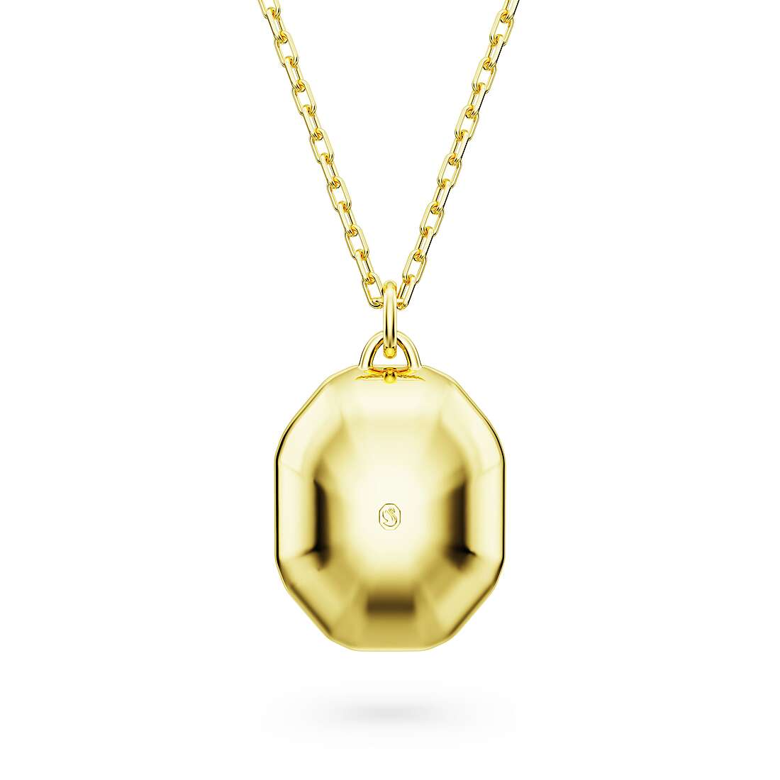 Collana Swarovski Pendente Chroma Tagli misti, Multicolore, Placcato color oro