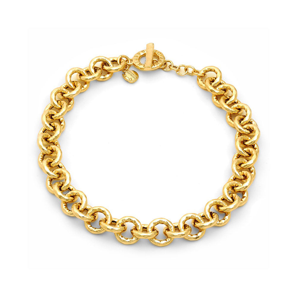 Collana Giovanni Raspini Nomad Pueblo Bronzo Bagno D'Oro 18 Kt