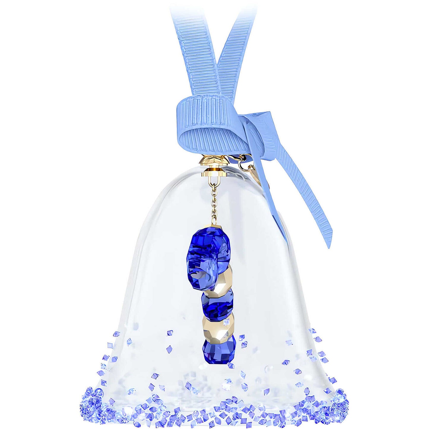 Decorazioni Natalizie Swarovski Holiday Cheers Bell Ornament Blue