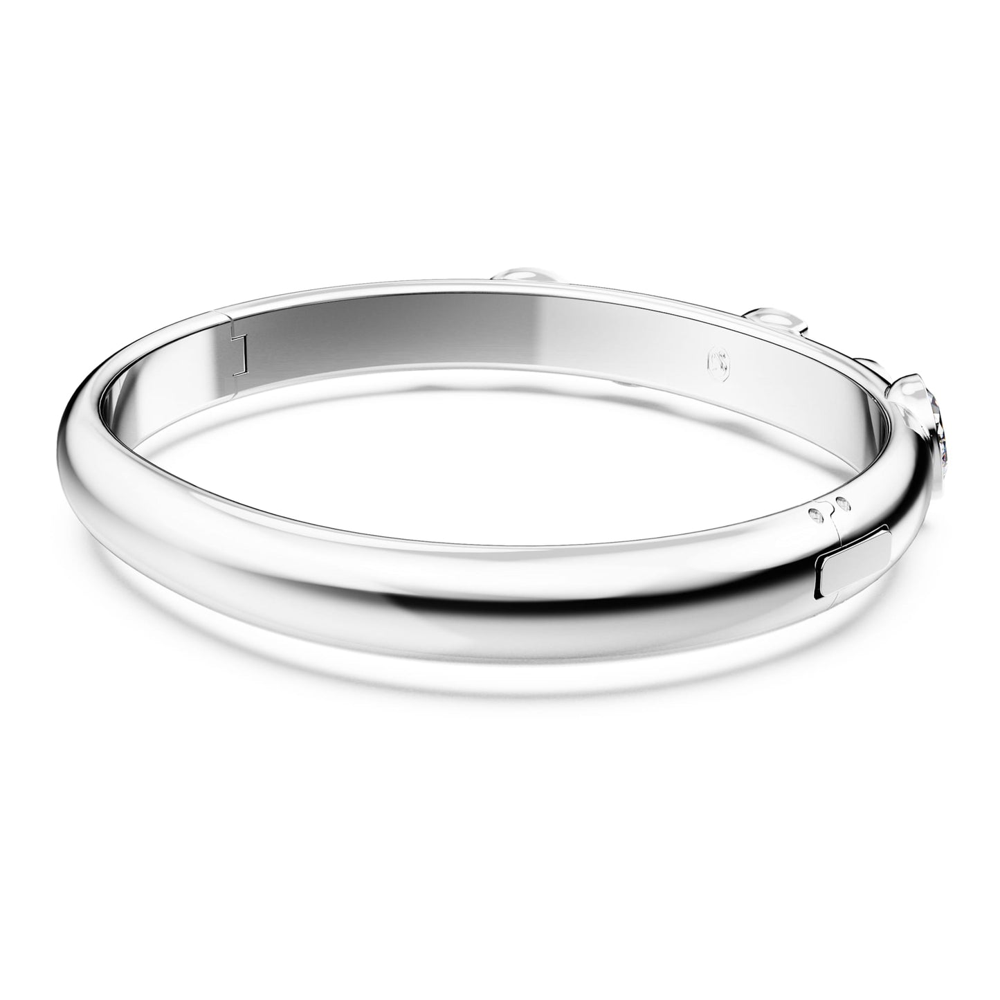 Bracciale Rigido Swarovski Imber Taglio misto, Bianco, Placcato rodio - Misura M