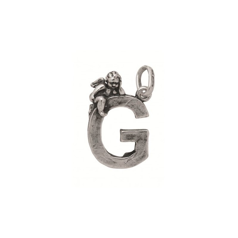 Charms Giovanni Raspini Charm Zodiaco Lettera G Con Angelo