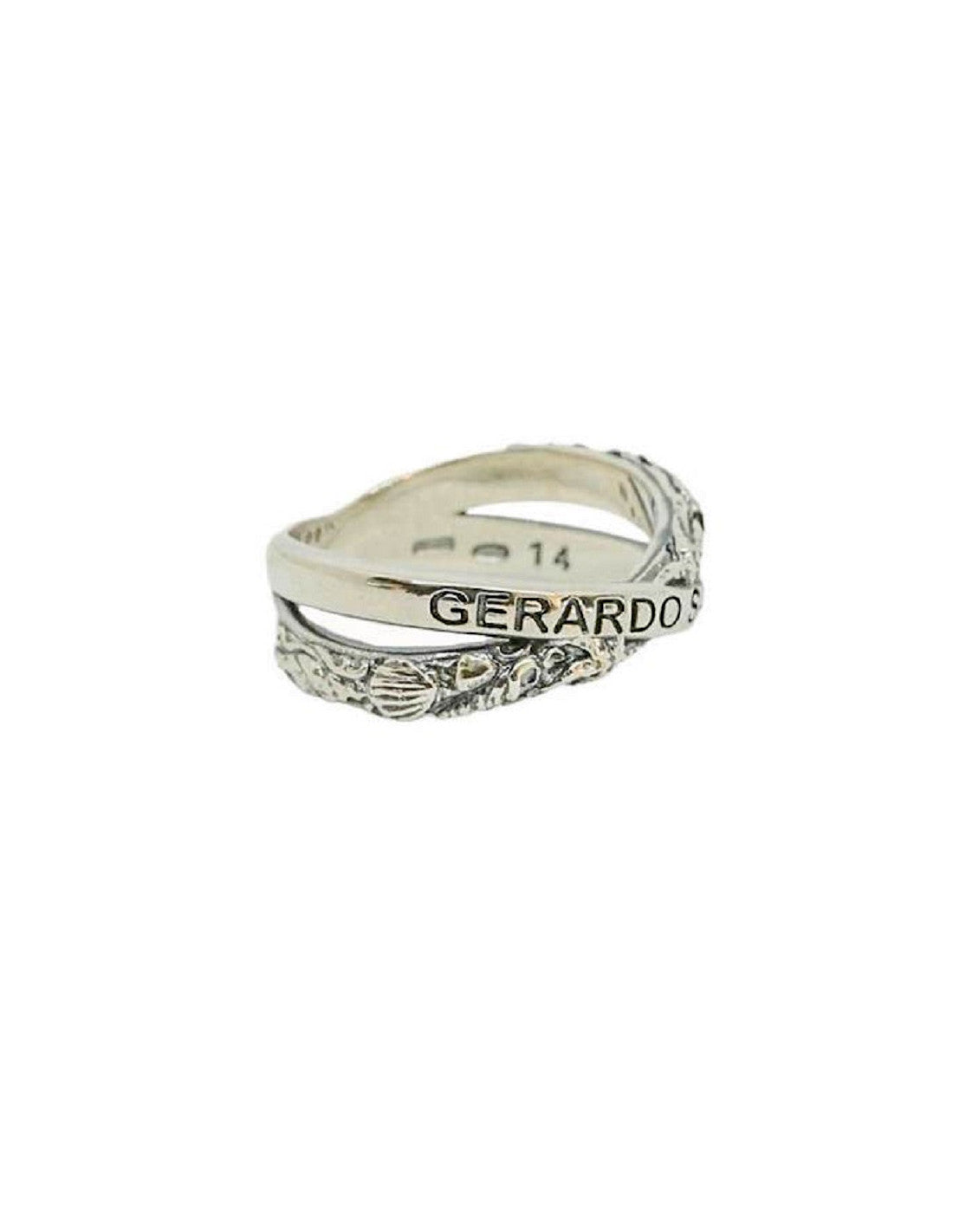 Anello Gerardo Sacco Stagioni in Argento Intrecciato Estate - Misura 14