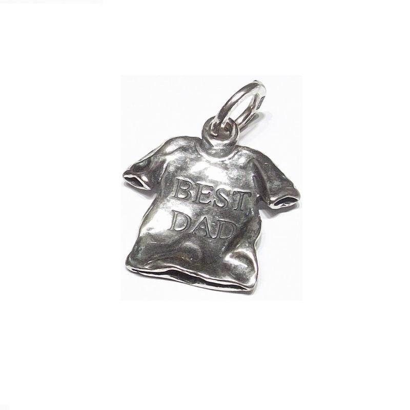 Charms Giovanni Raspini Charm T-Shirt Best Dad Piccola