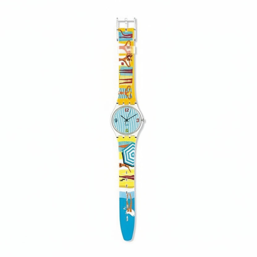 Orologio Swatch Ss Originals Watch Bikini Beach con Cappello GZS 35
