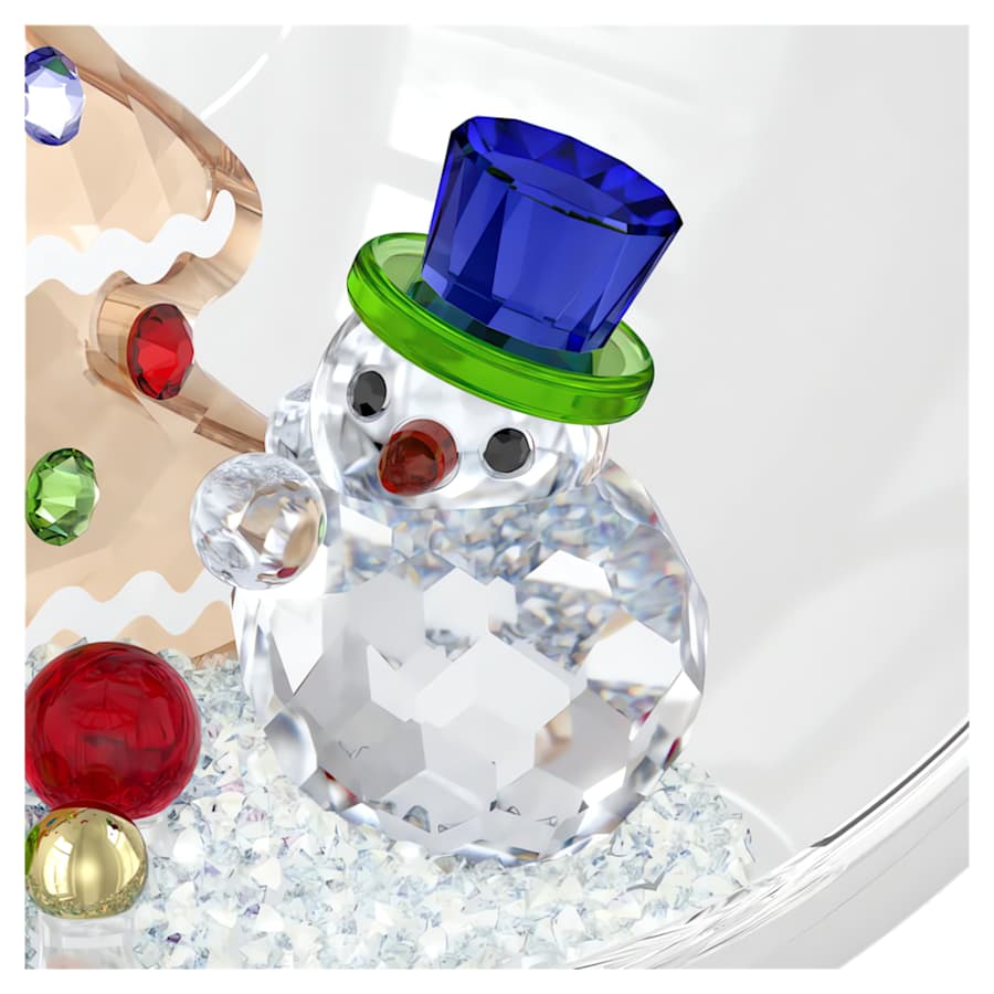 Decorazioni Natalizie Swarovski Holiday Cheers Ball Orn Tree And Snowm, Pallina Albero e Pupazzo di Neve
