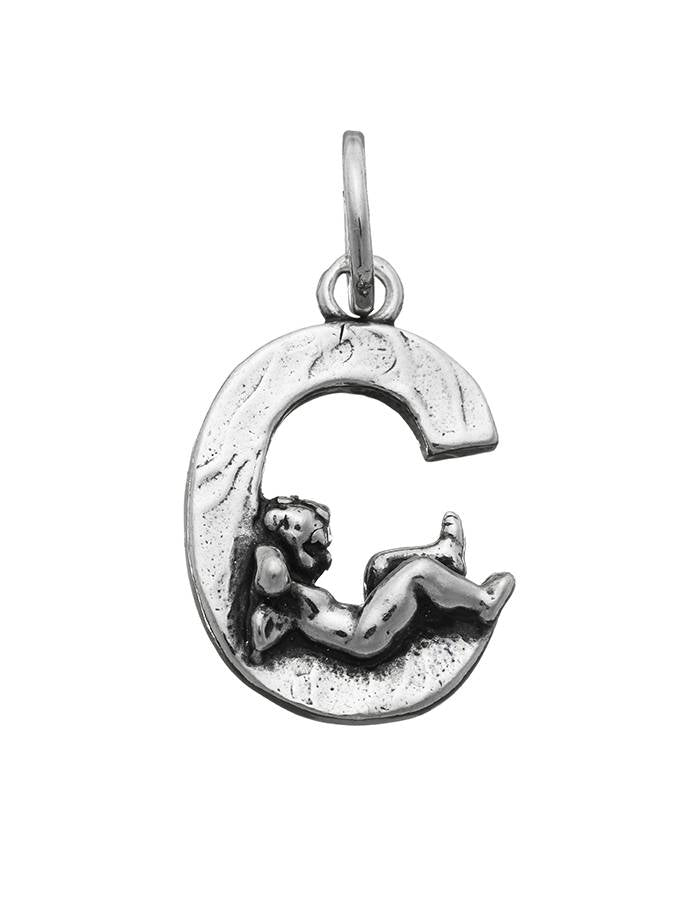 Charms Giovanni Raspini Charm Lettera C Con Angelo