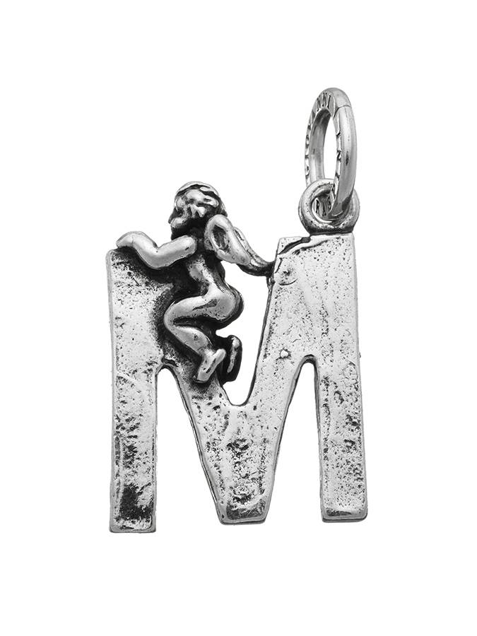 Charms Giovanni Raspini Charm Lettera M Con Angelo