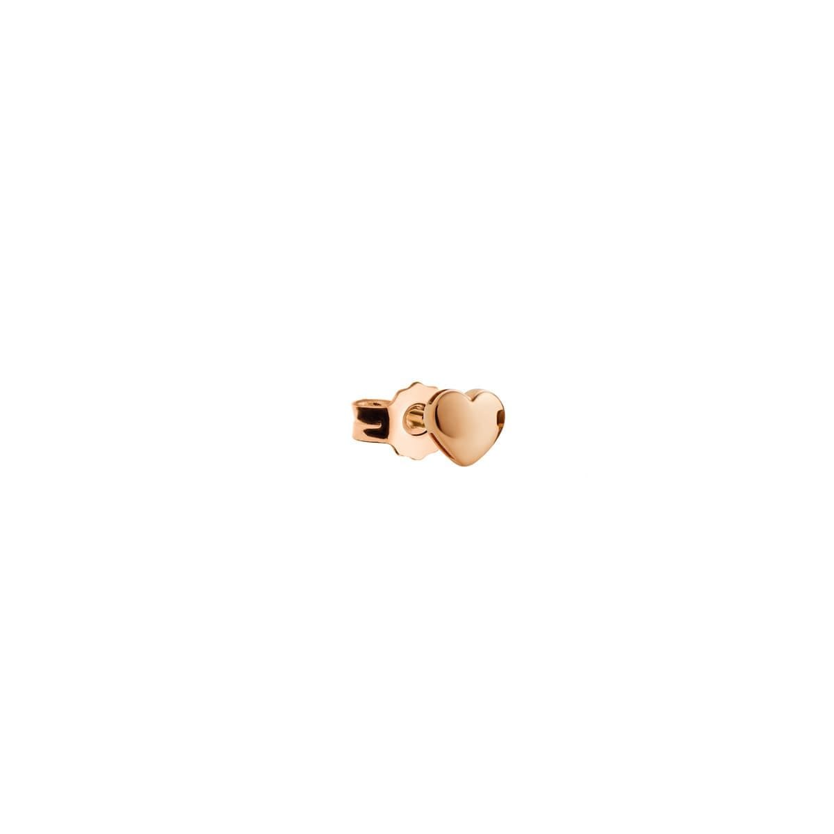 Monorecchino Lebebé Le Icone I Preziosi Oro Rosa 18 Kt Cuore