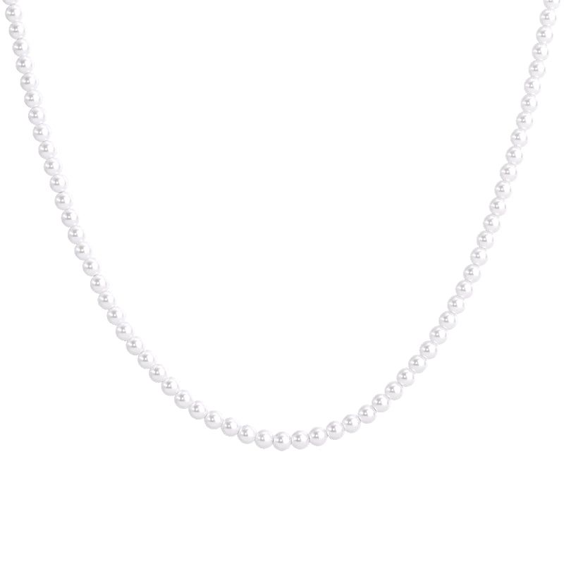 Collana Luca Barra Pvd Oro Perle Sintetiche