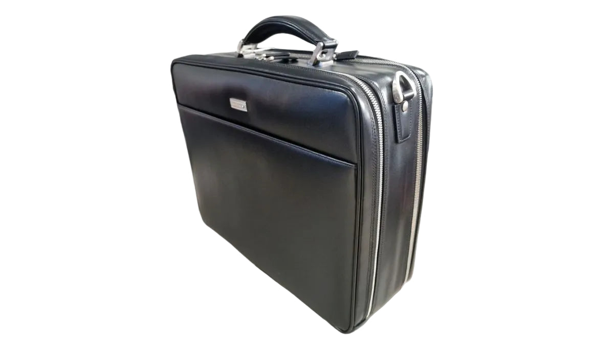 Borsa Lavoro Montblanc Meisterstuck Pelle Nera