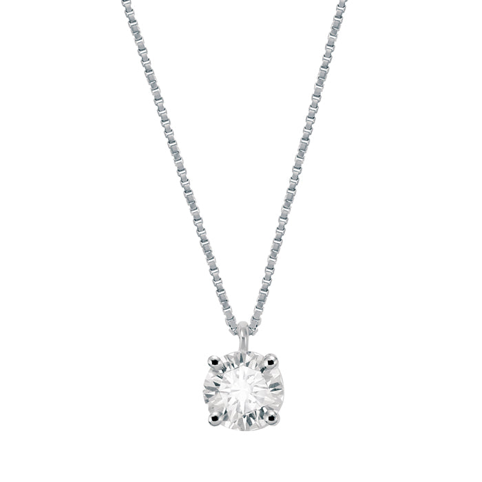 Collana Salvini Josephine Punto Luce Oro Bianco e Diamante