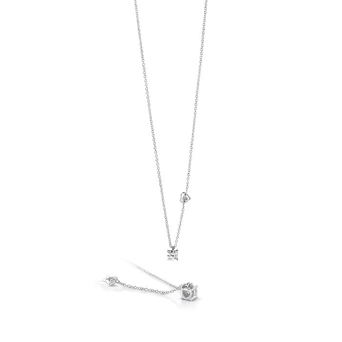 Collana Salvini Battito Punto Luce Oro Bianco e Diamanti