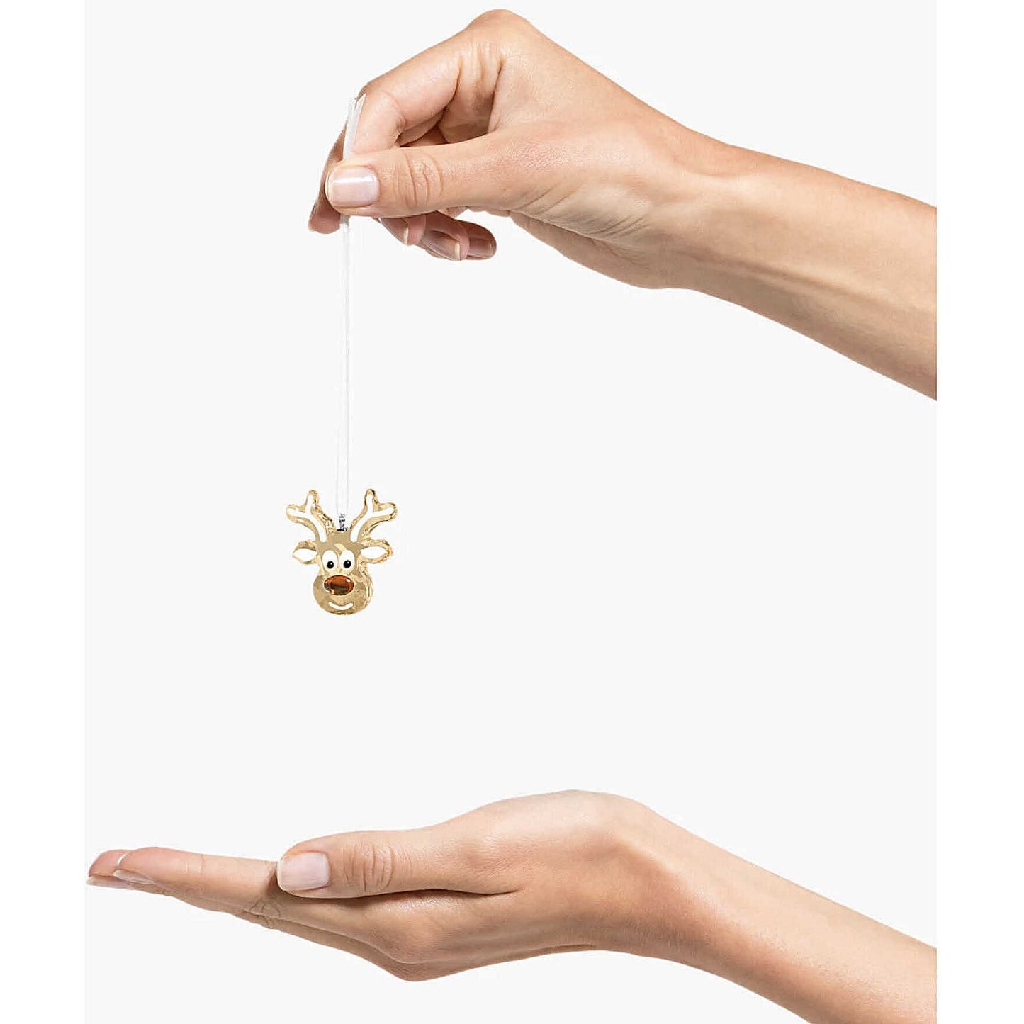 Decorazioni Natalizie Swarovski Joyful Ornament Gingerbread Reindeer, Renna Pan di Zenzero