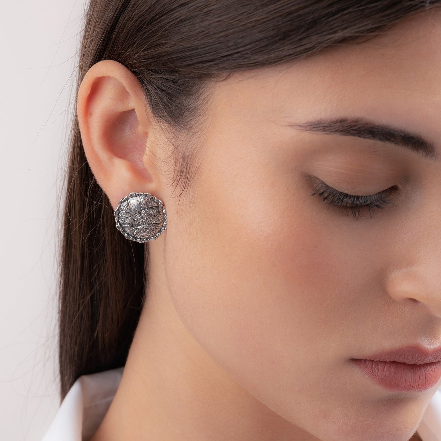 Orecchini Lobo Gerardo Sacco Stil Novo in Argento Divina Commedia