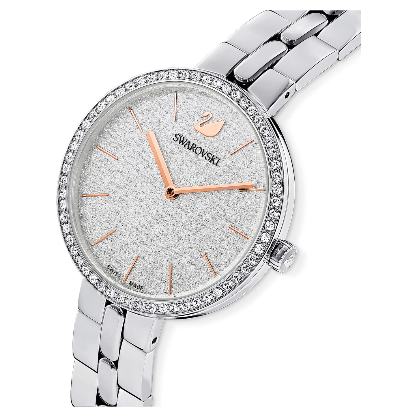 Orologio Swarovski Cosmopolitan 32 mm Acciaio Braccialato Silver