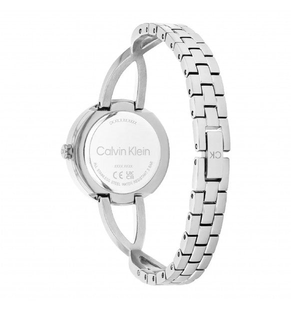 Orologio Calvin Klein Sculpted Embrace Lady 28 mm Acciaio Braccialato Silver