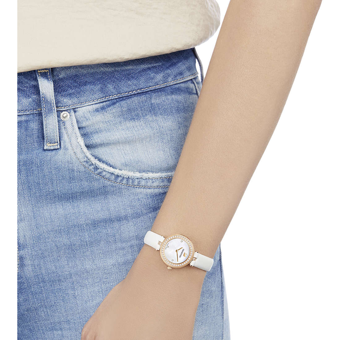 Orologio Swarovski Aila Dressy Mini 25 mm Pvd Oro Cristalli